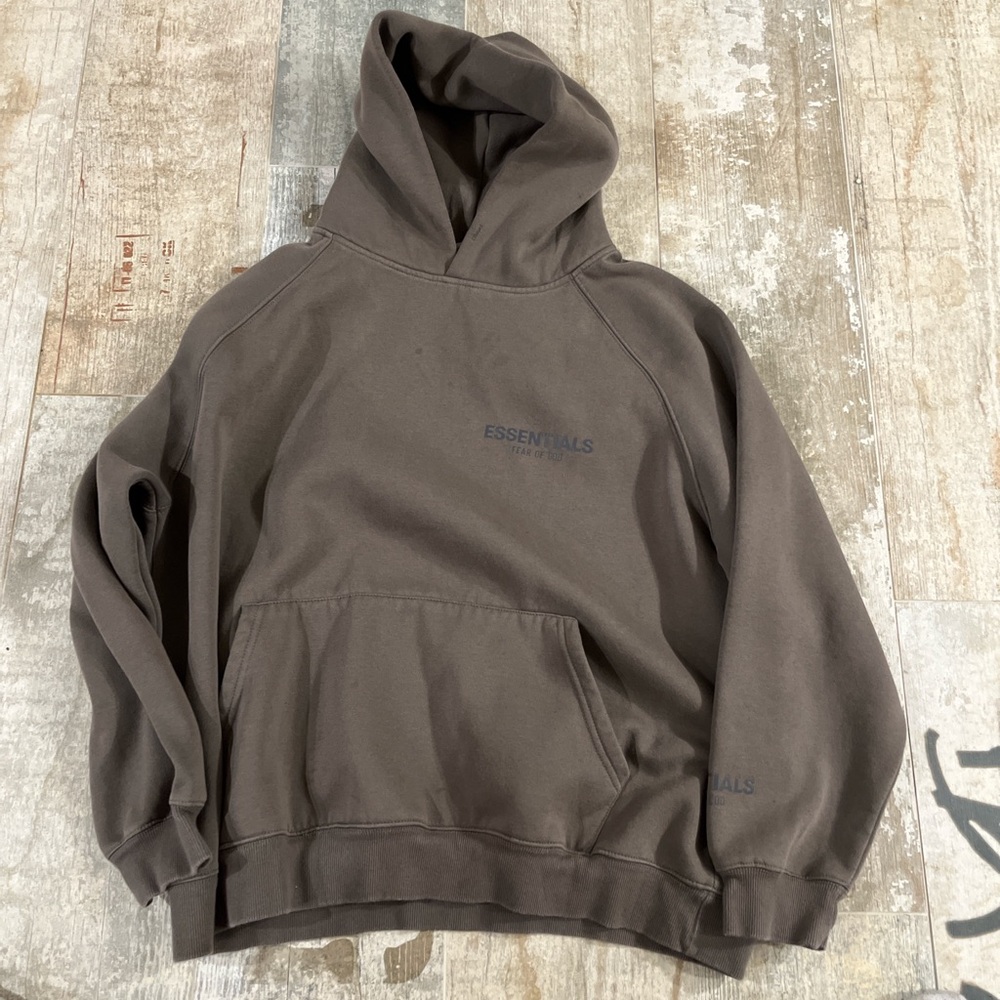 Grey Essentials Hoodie